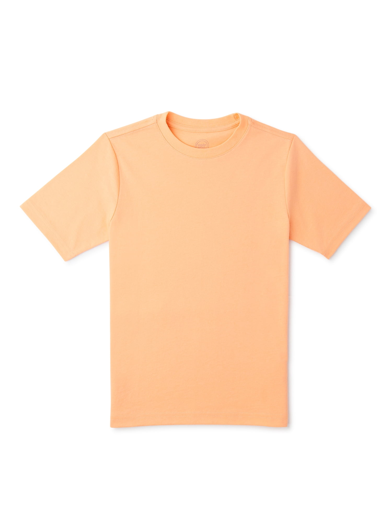 Wonder Nation Boys Short Sleeve Solid Tee