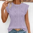thumbnail image 4 of Womens V Neck Cap Sleeve Tshirts Casual Tops Cute T Shirts Summer Clothes Vintage Basics Tee, 4 of 7