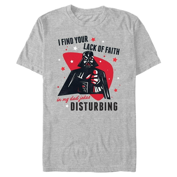 Mens Star Wars Disturbing Dad Jokes T Shirt