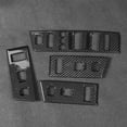 thumbnail image 2 of Window Switch Panel Decor Car Interior Decoration 4pcs Carbon Fiber Style Window Switch Panel Cover Trim Fits For Range Rover Evoque L551 2020, 2 of 8
