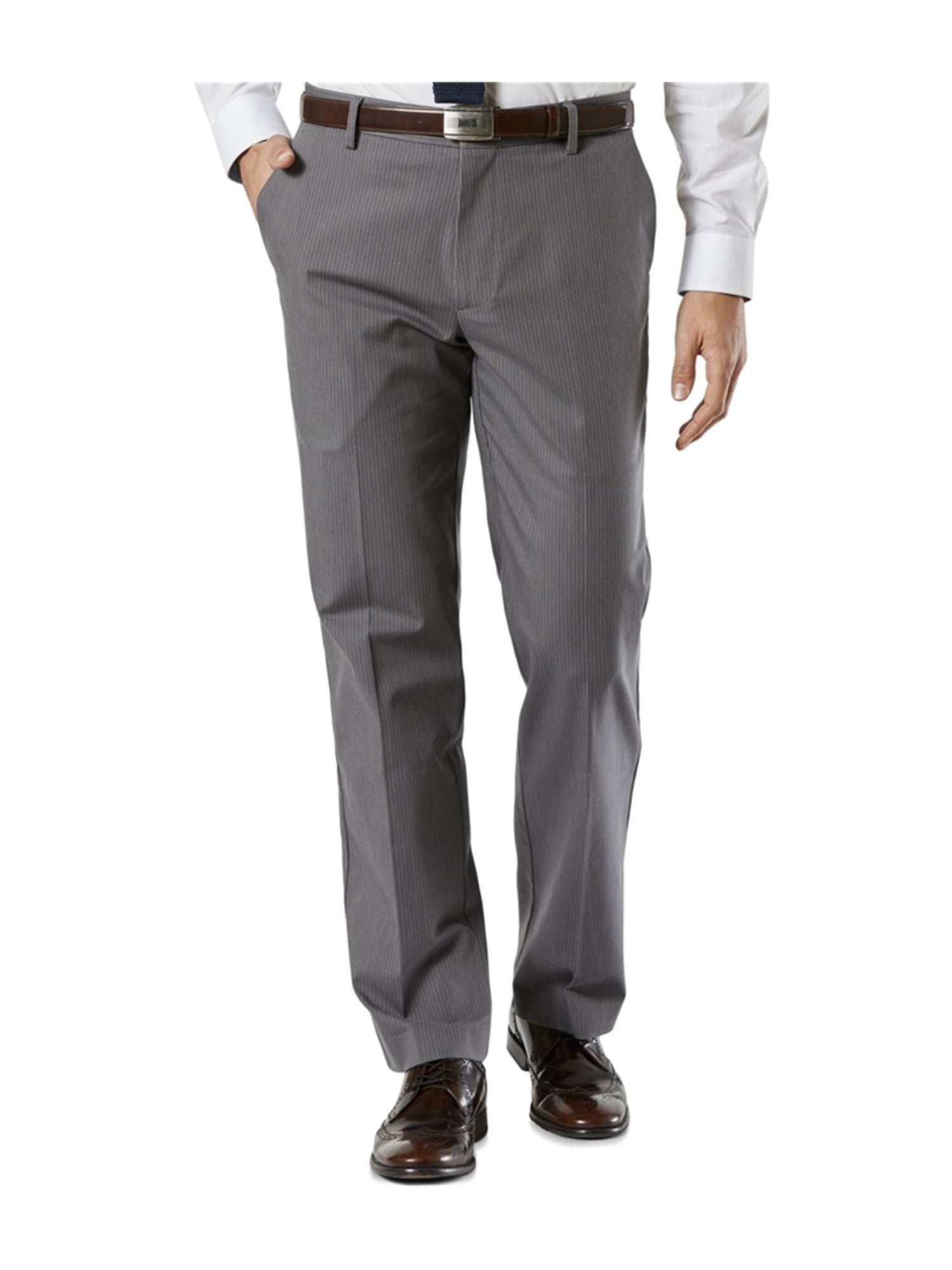 mens black striped dress pants