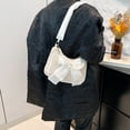 thumbnail image 4 of Bolso Bolso Paja para Mujeres Bolso Axila Con Bolsas Hombro Casuales Perlas (blanco), 4 of 8
