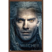 Netflix The Witcher - Closeup Wall Poster, 22.375" x 34", Framed