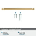 thumbnail image 4 of Amerock Balon 10-1/16 inch (256mm) Center-to-Center Champagne Bronze Cabinet Pull, 4 of 6