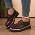 thumbnail image 2 of Dakaela Womens Loafers Slip on Chunky Platform Penny Loafer Lug Sole Business Office Dressy Work Shoes for Ladies, 2 of 8