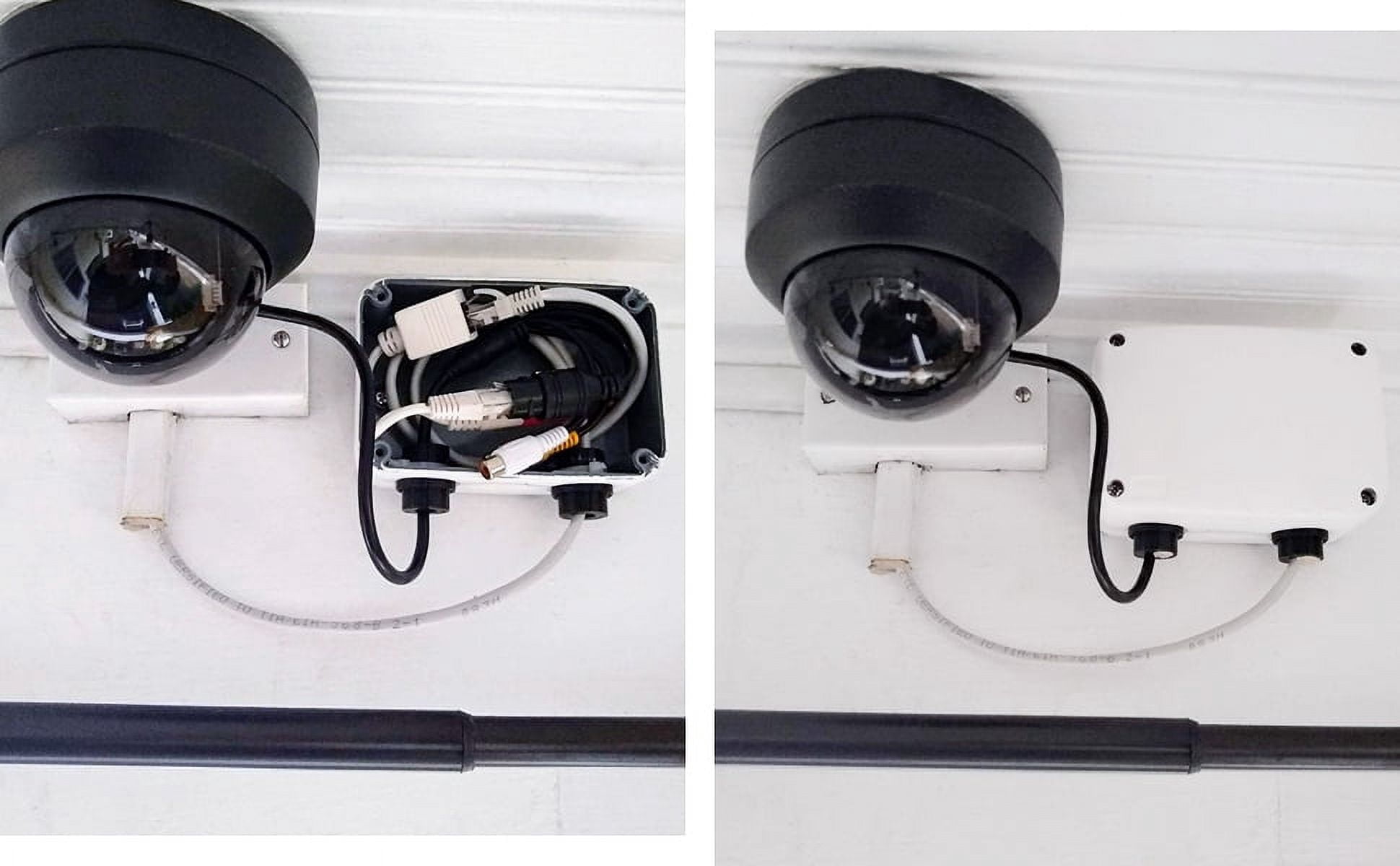 GREENCYCLE 3PK Outdoor Junction Box ABS Plastic Dustproof IP66 Waterproof Universal Electrical Boxes Project Enclosure Grey 4 7/8" 3 1/4" 2 1/4" inch (125x86x62mm) fit 20mm Cable Gland for Outdoor Use