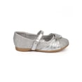 thumbnail image 2 of New Girl Little Angel Kelly-869D Glitter Round Toe Rhinestone Bow Mary Jane Flat, 2 of 5