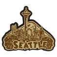 thumbnail image 2 of Seattle Wood Engraved Fridge Magnet Souvenir Gift, 2 of 4