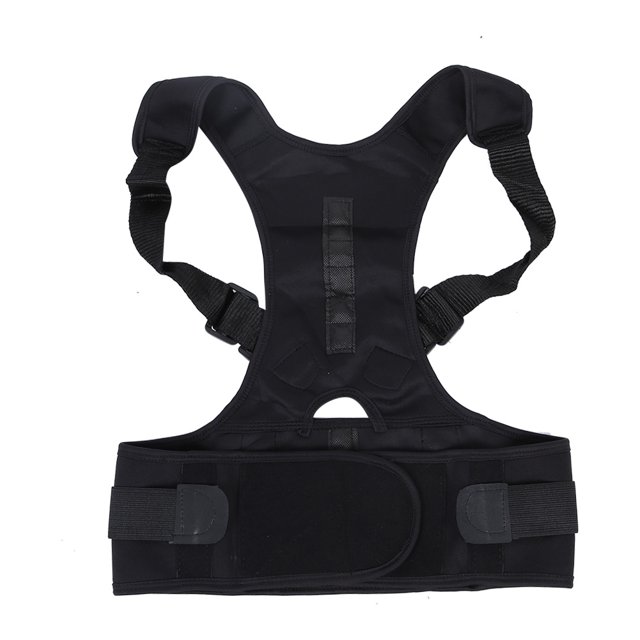 Convenient Posture Corrector, Correction Belt, Breathable Lightweight For Kyphosis Posture Correct 2XL Black