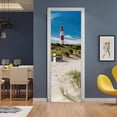 thumbnail image 6 of 3D Door Stickers for Interior Doors Lighthouse Red White on Dune Sylt Island Germany Vinyl Waterproof Self Adhesive Door Mural,SP-F301,S(38.5x200cmx2Pcs), 6 of 15