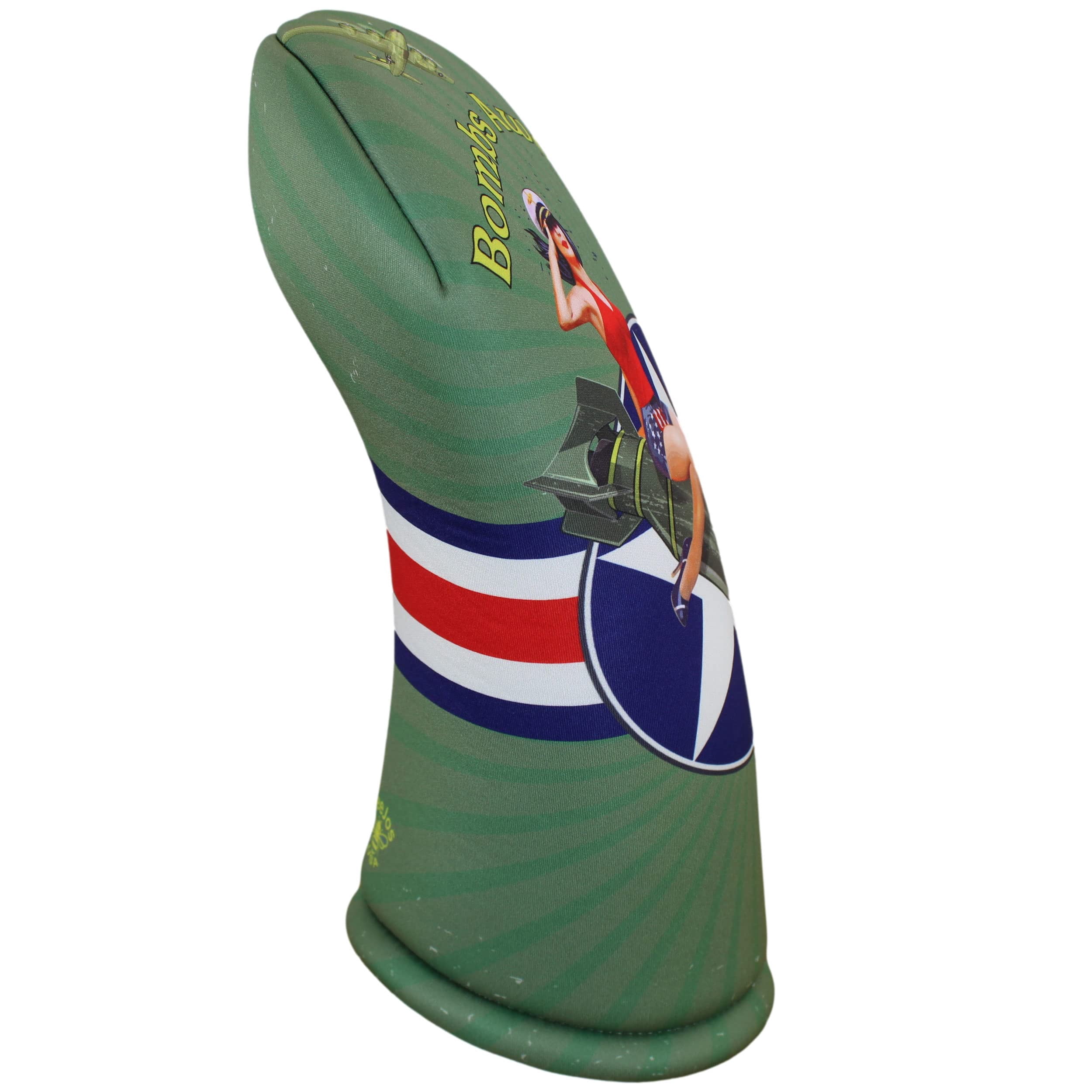 BeeJo’s Golf Club Headcovers | Military "Bombs Away" | Handmade in USA (Hybrid)