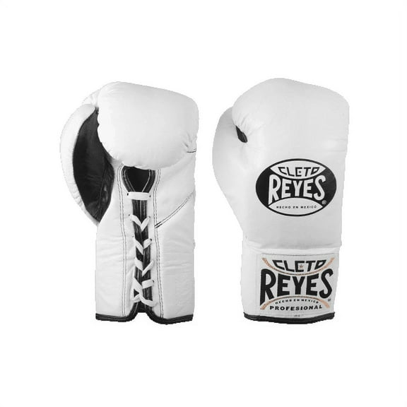 Cleto Reyes Professional Boxing Gloves for Men and Women (8oz, White)