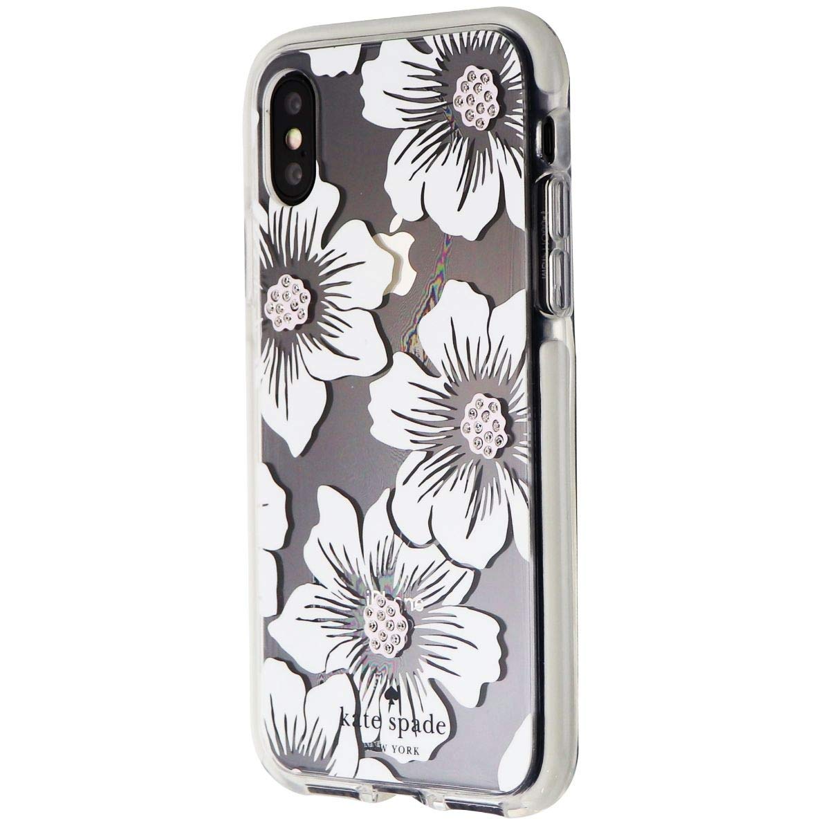 Kate Spade Defensive Hardshell Case For Iphone Xs X Hollyhock White Floral Walmart Com Walmart Com