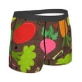 thumbnail image 3 of Disketp Cartoon Vegetables Men'S Boxer Briefs,Soft And Breathable Cotton Underwear With Comfortflex Waistband, 3 of 8