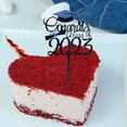 thumbnail image 5 of huanledash Cake Topper Hollow Bachelors Hat Decorative Glitter Ornamental 2023 Diploma Congrats Cake Insert Party Supplies, 5 of 8