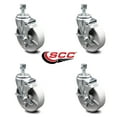 thumbnail image 2 of Semi Steel Swvl TS Caster w/RB w/5" Wheel&1/2" Stem-4 Swvl w/Top Lck BRK, 2 of 2