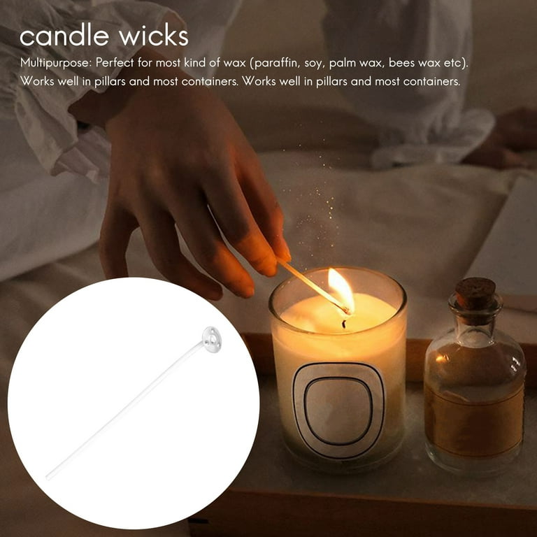 Candle Wick Kit, 150pcs Candle Wicks, Candle Wick Stickers 150pcs