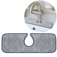 thumbnail image 1 of pstuiky Kitchen Sink Backsplash Guard Absorbent Microfiber Faucet Pad Water Splash Protector 24.6 X 4.9 Inches, 1 of 3