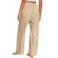 thumbnail image 6 of FLYCURVY Plus Size Women Pajama Pants Soft Long Sleep Lounge Pants Drawstring with Pocket L-5XL, 6 of 6