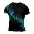 thumbnail image 4 of Mens Vintage Designer Raglan T-Shirt Short Sleeve Printed Summer Round Neck Top Casual T-Shirt, 4 of 5