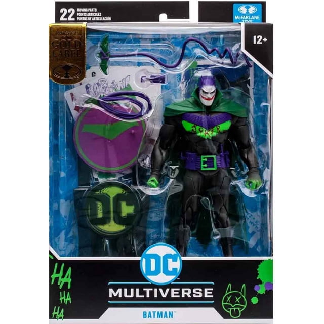 DC Multiverse Batman White Knight 7 Inch Action Figure Exclusive - Jokerized Batman Gold Label