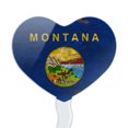 thumbnail image 2 of Rustic Montana State Flag Distressed USA Heart Love Cupcake Picks Toppers Decoration Set of 6, 2 of 6