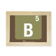 thumbnail image 1 of B Boro, elemento químico ciencia Escritorio de madera Arte Pintura 6x8 pulgadas marco de foto foto, 1 of 4