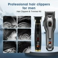thumbnail image 5 of HIENA PRO Professional Hair Clippers Men Cordless Hair Clipper Set for Barber Kit Electric Hair Clipper and Trimmer Set Full Barber Clipper Set with LED Display, 5 of 6