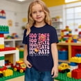 thumbnail image 2 of Shadoumai 100 Days of School Shirt for Girls: 100th Day Shirts Kids Toddler Kindergarten Shirt Happy 100 Day Celebration Tee Tops, 2 of 4