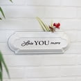 thumbnail image 2 of Love You More Enameled Sign Metal Plaque 14.25 Inches, 2 of 2