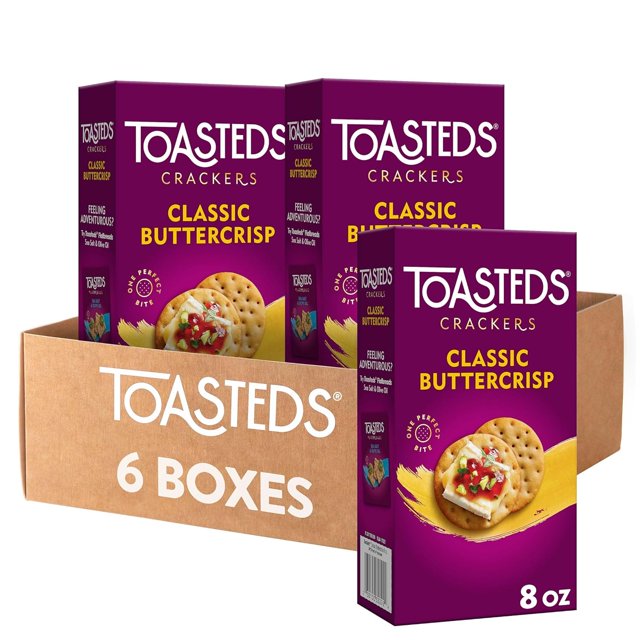 Crackers, Cracker Collection, Lunch Snacks, Variety Pack, 12oz Box (1 Box)