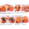 thumbnail image 3 of YVE LED Road Flares 4 Pack Roadside Safety Disc 9 Modes Battery Powered Emergency Beacon Flashing Warning Light with Magnet & Hook for Vehicles Car Traffic Construction(Battery Not Included)-0624, 3 of 5