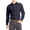 Navy, variant on Men's Button Up Long Sleeve Regular Fit Collared Lightweight Classic Business Dress Shirt
