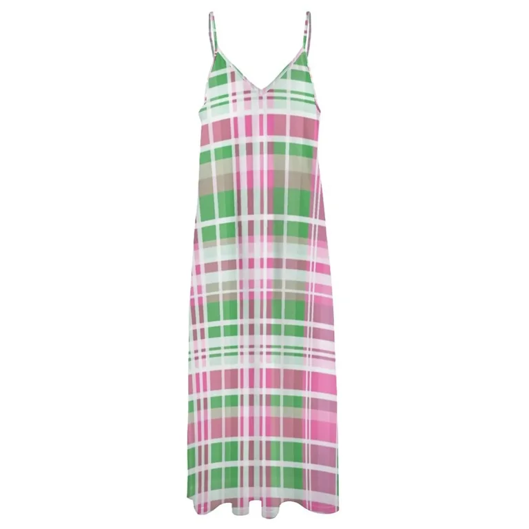 slim fit dress slacks Pink & Green main image 0