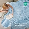 thumbnail image 4 of Manta Bedsure GentleSoft Blue Full para sofá, 84 x 229 cm, 4 of 7