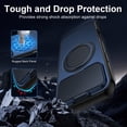 thumbnail image 6 of Decase for iPhone 17 Pro Shockproof Magnetic Case,Rugged Hard Shell with Ring Stand+Lens Cover,Hard PC+TPU Frame Hybrid Protective Cover,Black, 6 of 7