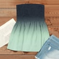 thumbnail image 6 of Women's Trendy Backless Tube Tops Strapless Bandeau Tanks Sexy Summer Casual Tank Tops Green XL, 6 of 6
