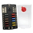 thumbnail image 2 of Cole Hersee 12 ATO Standard Series Fuse Block w/Ground Bus [880028-BP], 2 of 3