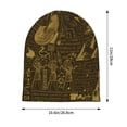thumbnail image 5 of DouZhe Beanie Hats for Men and Women, Ancient Egyptian Sphinx Patterns Adult Unisex Knit Hat Winter Warm Skull Cap, 5 of 7