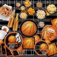 thumbnail image 3 of Decoración de fiesta, pelota de baloncesto QIYANPAX, 155 unidades para 24 invitados, 3 of 7