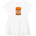 thumbnail image 3 of Inktastic Cute Kawaii Peanut Butter Girls Baby Dress, 3 of 5