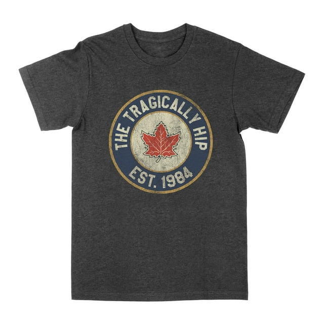 Philcos The Tragically Hip Chiné - Gris - T-Shirt Foncé
