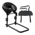 thumbnail image 2 of Reposacabezas de masaje para cama, almohada facial de esponja, portátil, versátil, ergonómico. Negro, 2 of 9