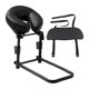 thumbnail image 2 of Reposacabezas de masaje para cama, almohada facial de esponja, portátil, versátil, ergonómico. Negro, 2 of 9