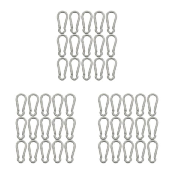 Gancho de senderismo Speravity 15X mosquetón de escalada chapado en zinc