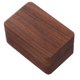 thumbnail image 1 of Wooden Wedding Ring Box Crafted from Durable Walnut Wood for Storing Rings Brown 4x3 Inches, 1 of 5
