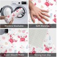 thumbnail image 4 of Front Door Mat Crab Shells Fishes Bedroom Entryway Rug Non-Slip Washable Indoor Carpet Doormat Decorative Low Profile Area Rug for Home Living Room Bedroom Laundry Floor Decor, 24 x 16 Inch, 4 of 7
