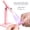 pink, variant on Mini UV LED Nail Lamp, Rechargeable Handheld Flash Cure Light Pen with Magnetic Stand, Portable Quick Dryer for Gel Polish, DIY Home Manicure & Travel(pink)
