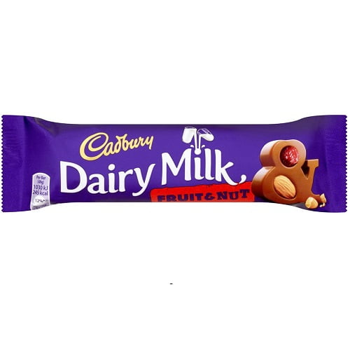Cadbury Dairy Milk Fruit & Nut 49g 6Pack