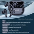 thumbnail image 2 of Bass Stereo Ear Buds A9 Inalámbricos Con Dientes IPX5 Deportivos Impermeables Touch (A9) Azul, 2 of 9